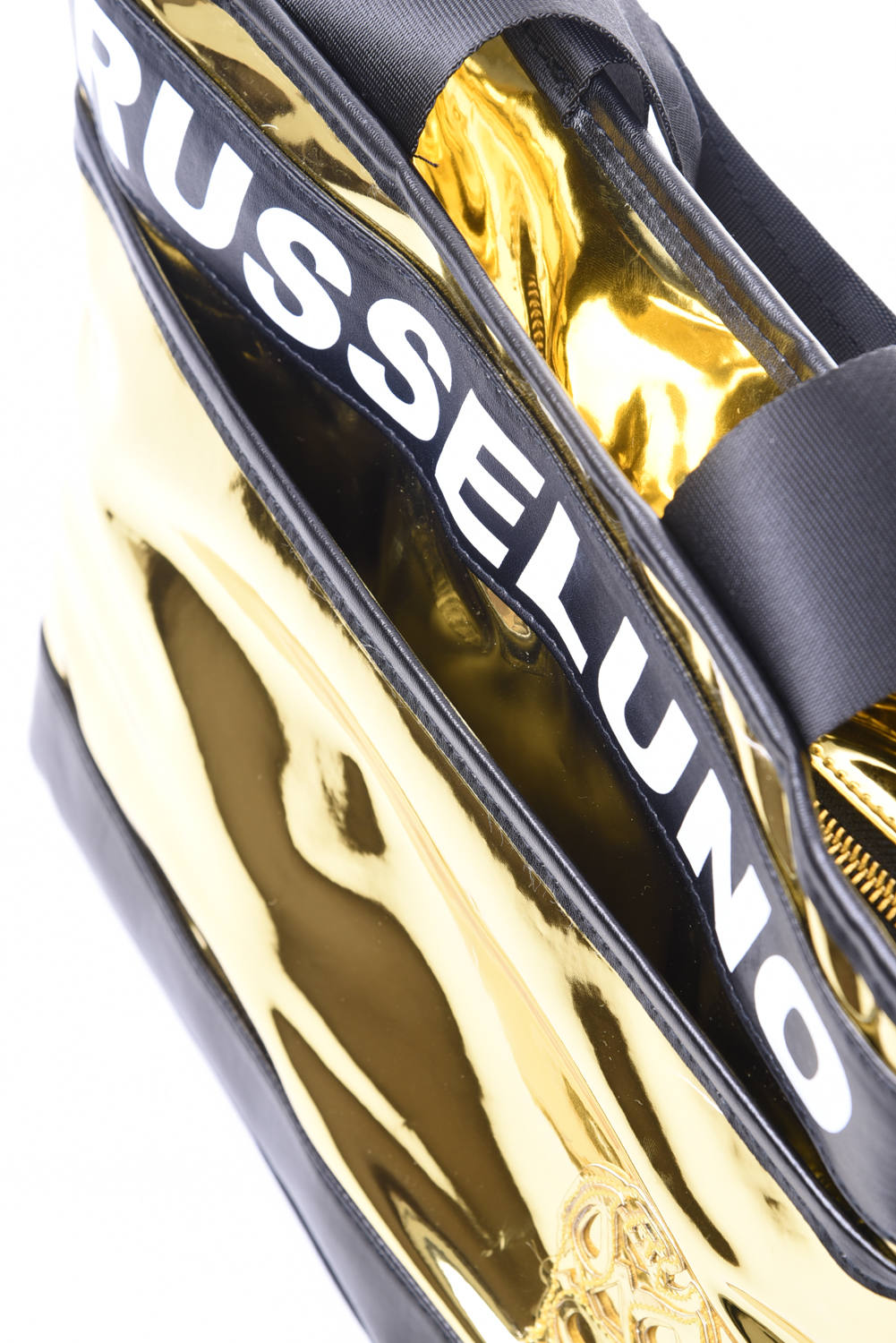 RUSSELUNO - SHINY CART BAG / 光沢 カートバッグ ゴールド | GOSSIP GOLF