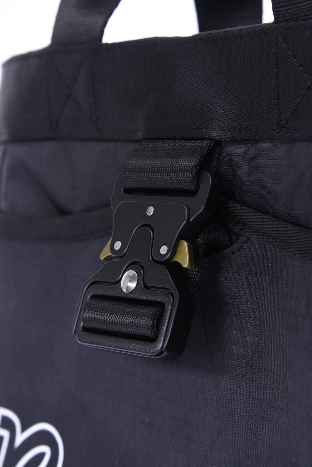 RUSSELUNO - PATERNS CART BAG / ロゴプリント カートバッグ ブラック