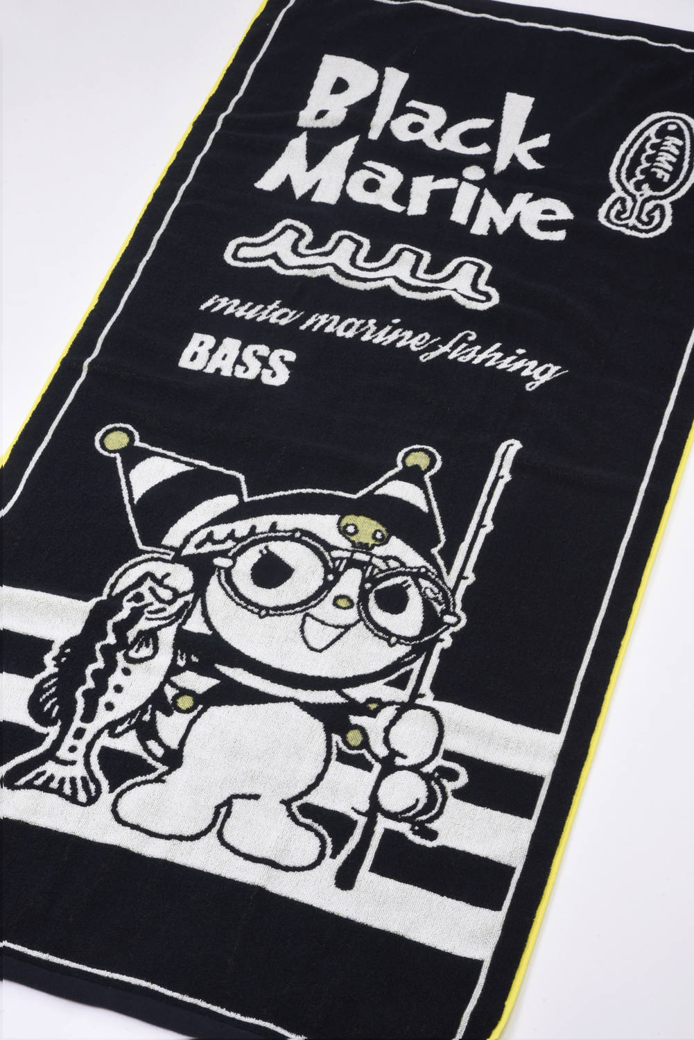 Muta Black Marine Kuromi マイメロディ ジャガードバスタオル ブラック Gossip Golf