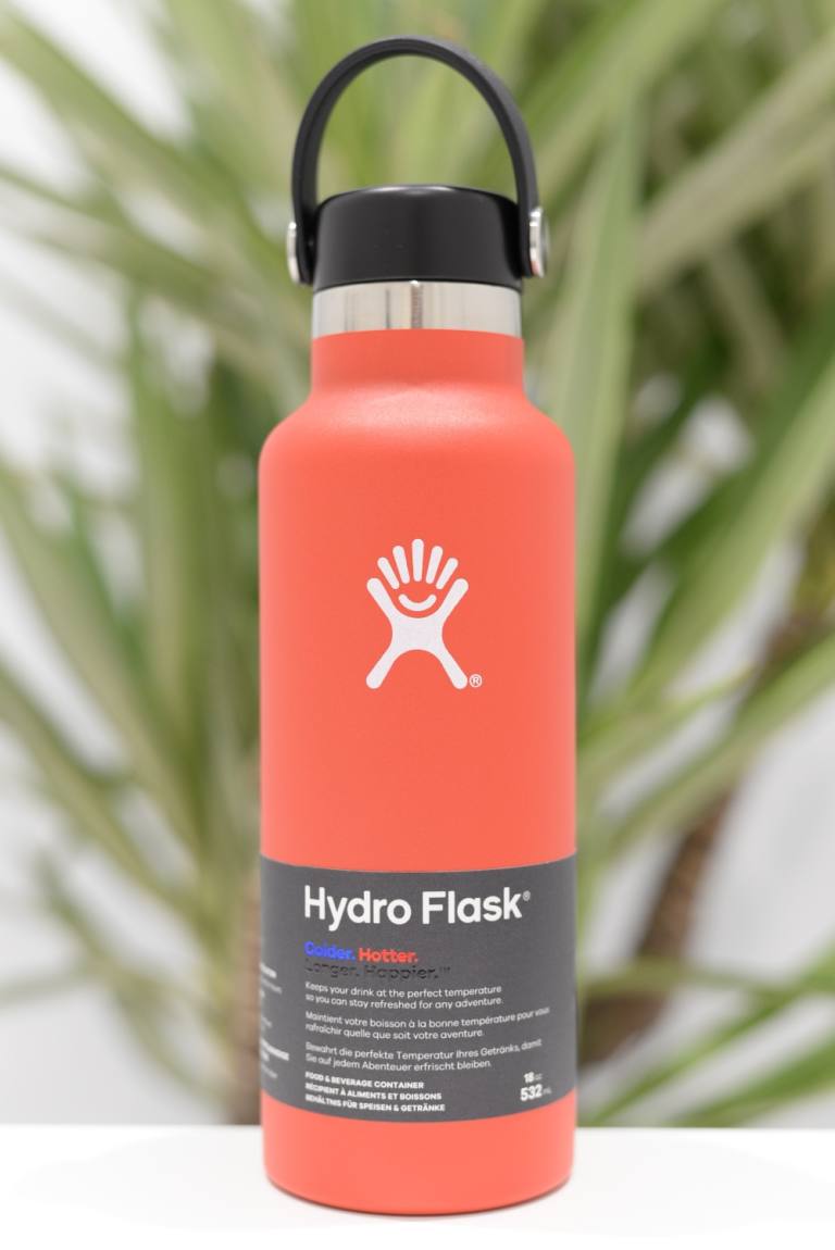 hydro flask lava red