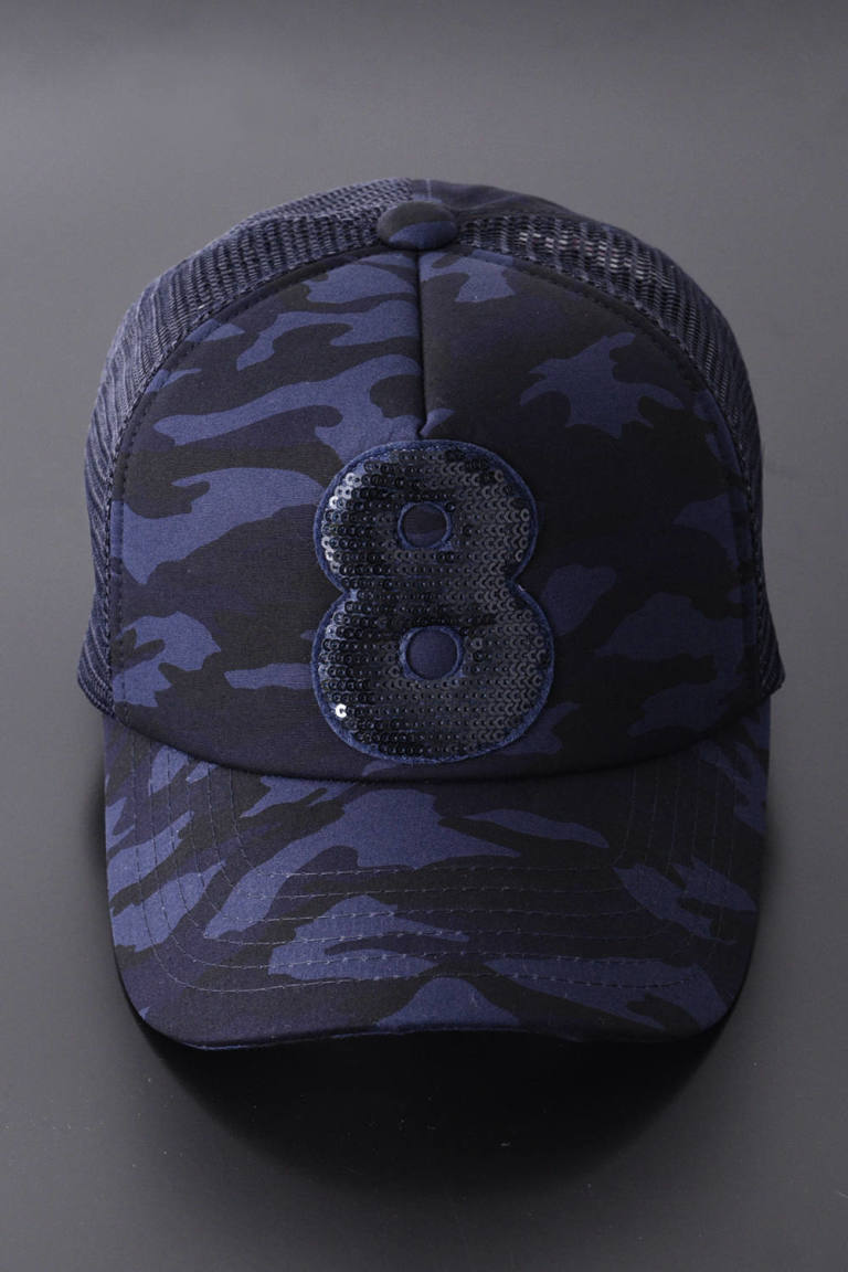 Muta Studio84 Limited Model No 8 Cap Spangles 別注 ナンバー8 スパンコール キャップ ネイビーカモ Gossip Golf